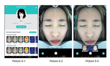 La máquina del analizador de la cámara digital doctor a Skin Therapist Cosmetics