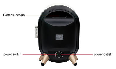 Analizador mágico del alcance de la piel del espejo de la venta de la fábrica del precio directo de la piel de la máquina facial caliente del analizador