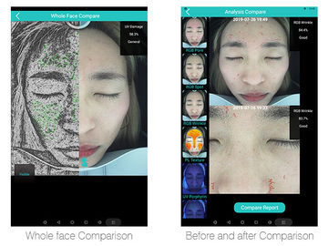 Máquina de centro del analizador de la piel de la belleza, analizador mágico de la piel del espejo de Digitaces