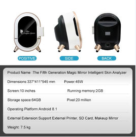 Doctor la cámara de la cara Facial Skin Analyzer 3D, analizador mágico de la piel del espejo