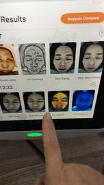 Espejo mágico de la piel del analizador del espectro ultravioleta facial portátil de la máquina