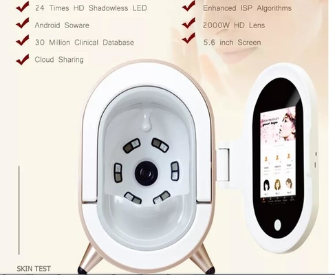 Plataforma espectral multi de Android del espejo de la máquina del análisis de la piel 45W