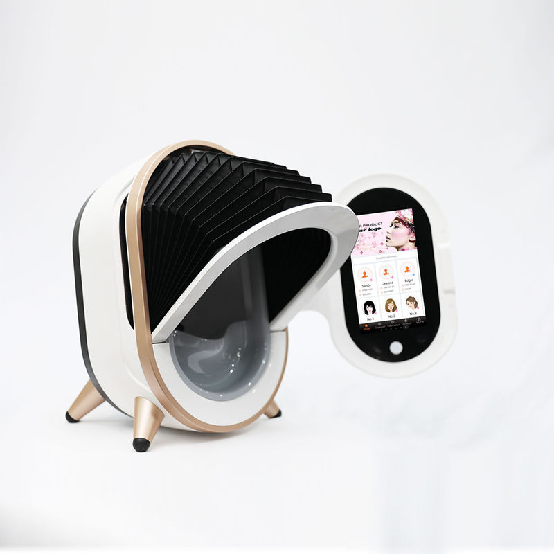 Espacio de disco duro de la talla 64g del análisis los 51*47*66cm del escáner de la piel del salón de belleza